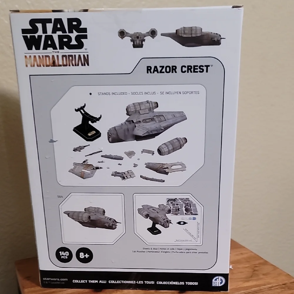 Mandalorian Razor Crest Model Kit - Gray By Disney